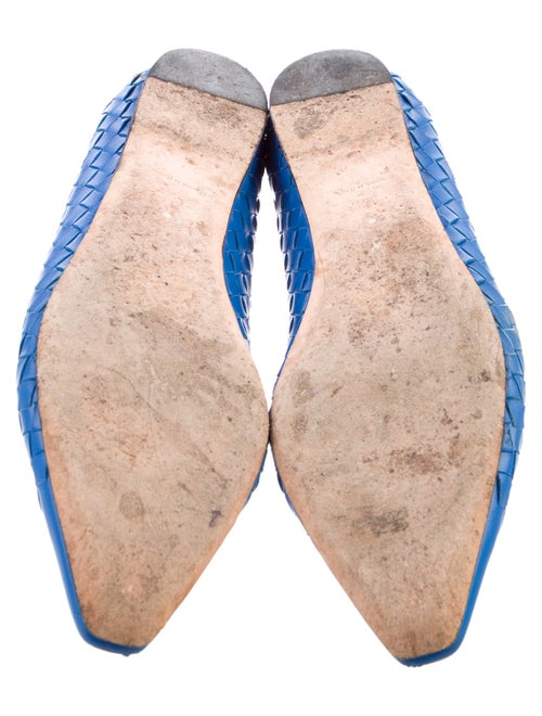 Bottega Veneta Intrecciato Weave Leather Ballet Flats