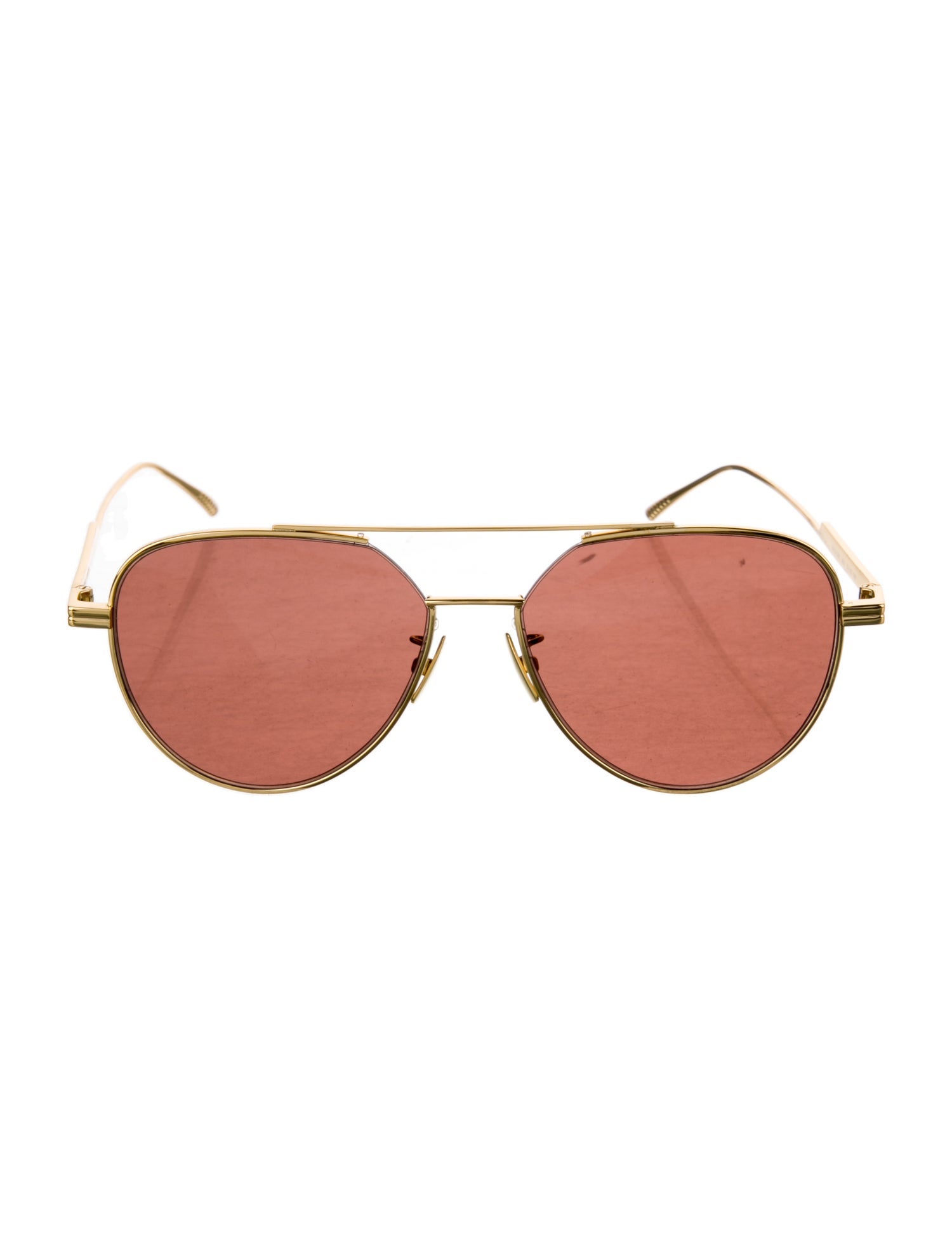 Bottega Veneta Aviator Tinted Sunglasses