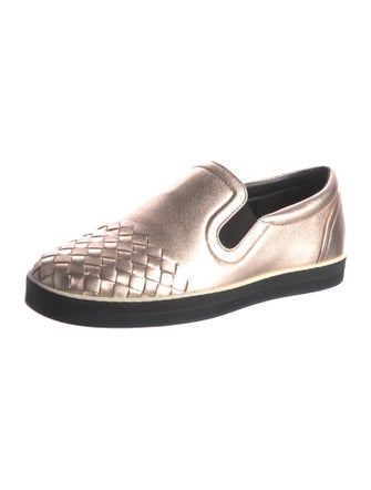 Bottega Veneta Intrecciato Weave Slip On Sneakers