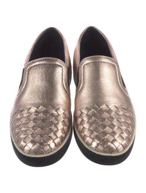 Bottega Veneta Intrecciato Weave Slip On Sneakers