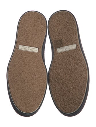 Bottega Veneta Intrecciato Weave Slip On Sneakers