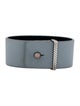 Bottega Veneta Cubic Zirconia Leather Wrap Bracelet