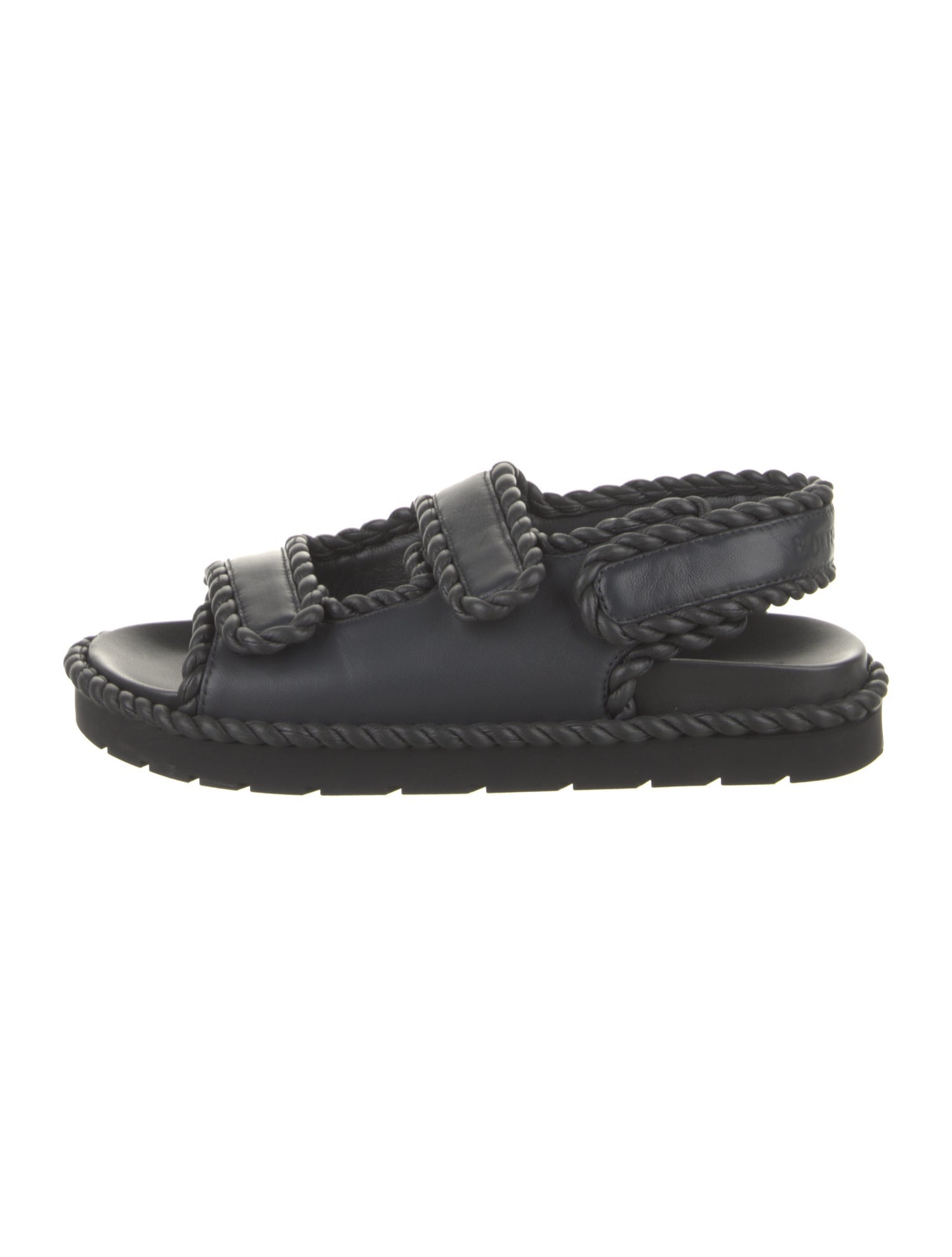 Bottega Veneta Rubber Whipstitch Trim Slides