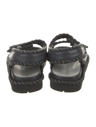 Bottega Veneta Rubber Whipstitch Trim Slides