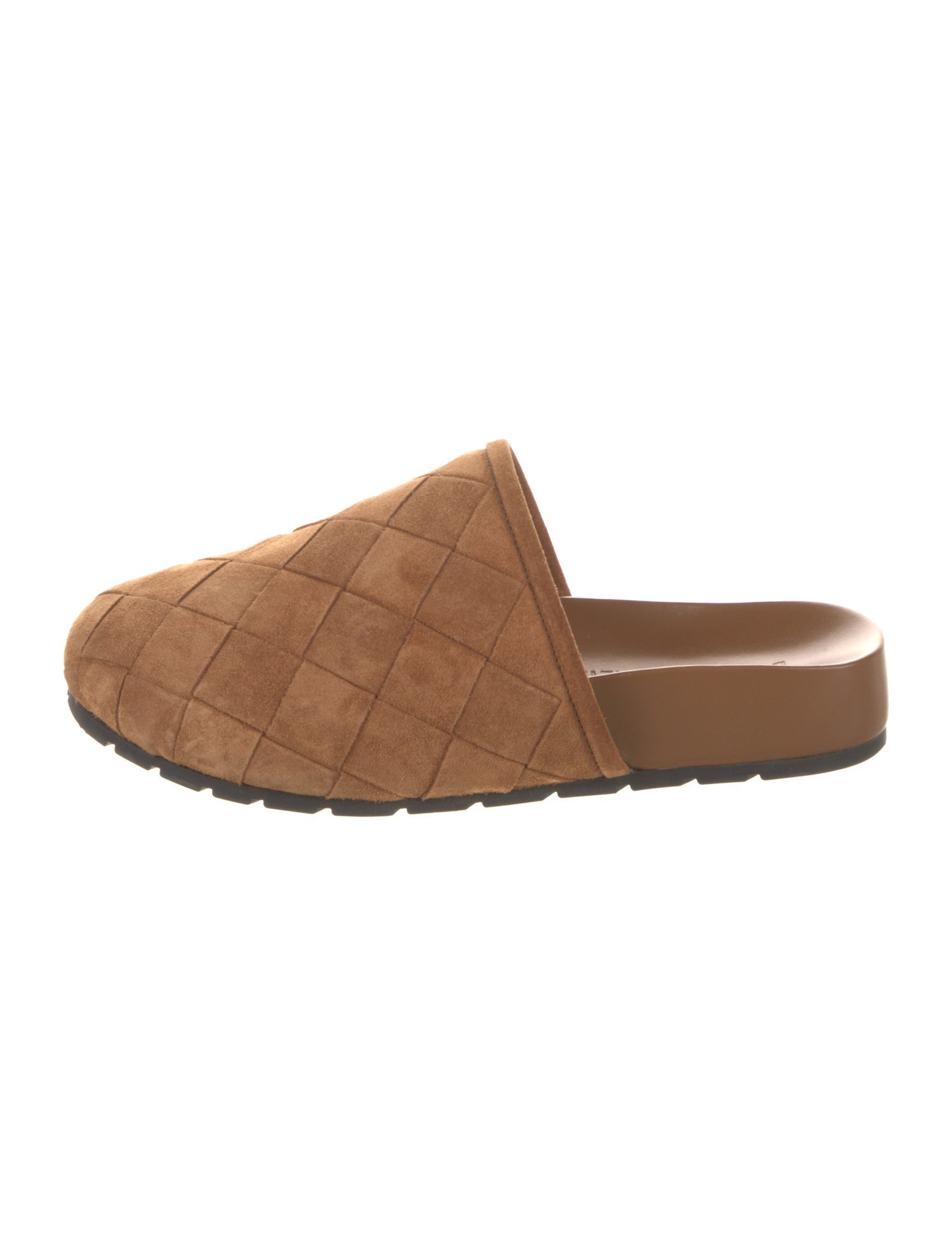 Bottega Veneta Intrecciato Weave Suede Flats