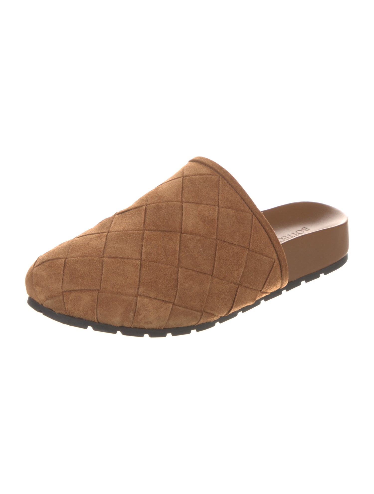 Bottega Veneta Intrecciato Weave Suede Flats