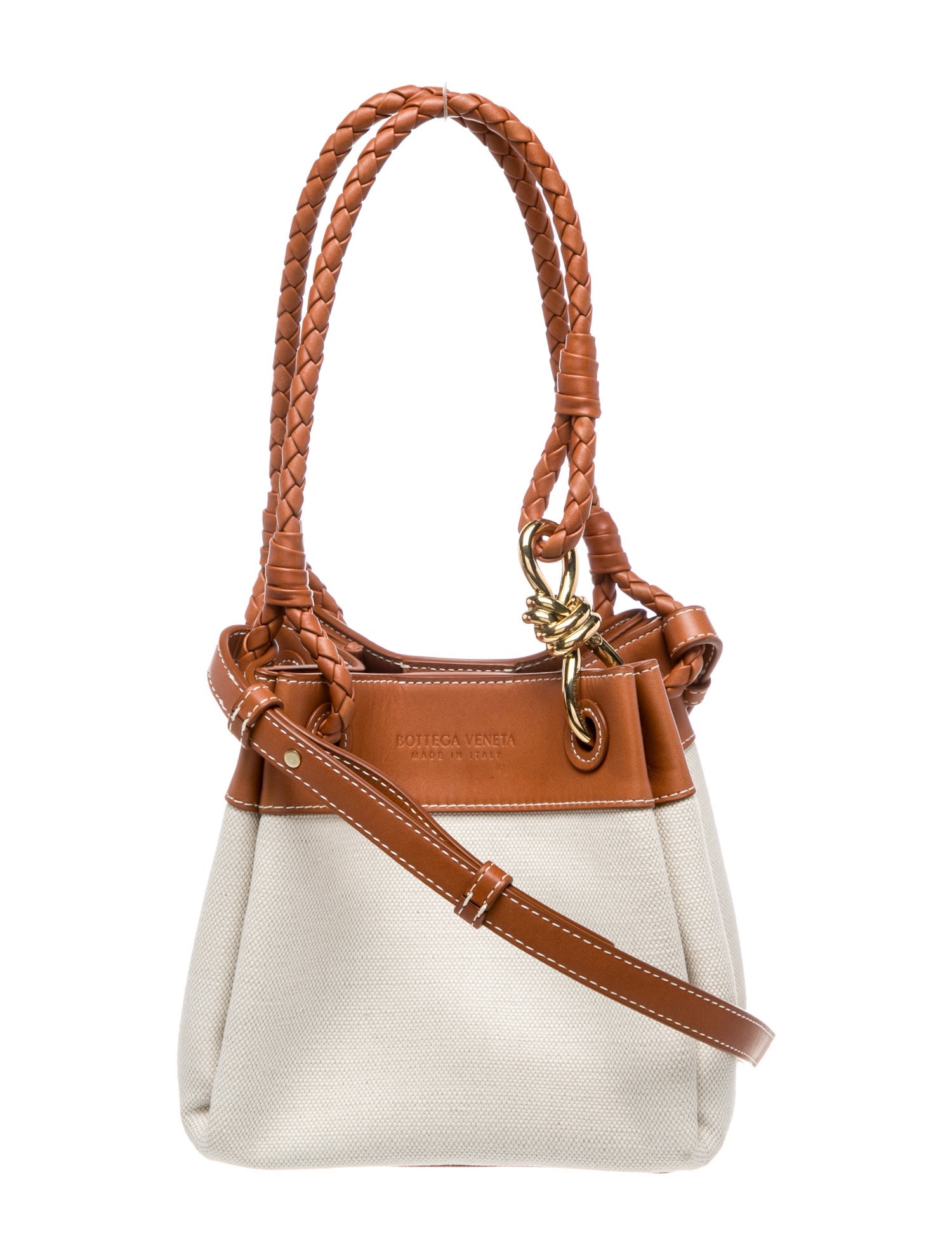 Bottega Veneta Canvas Parachute Small