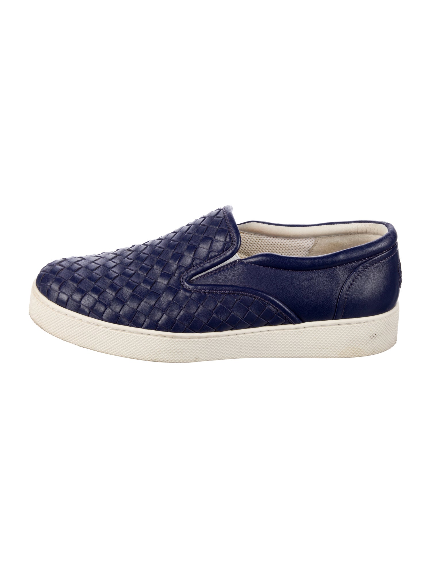 Bottega Veneta Intrecciato Weave Leather Sneakers