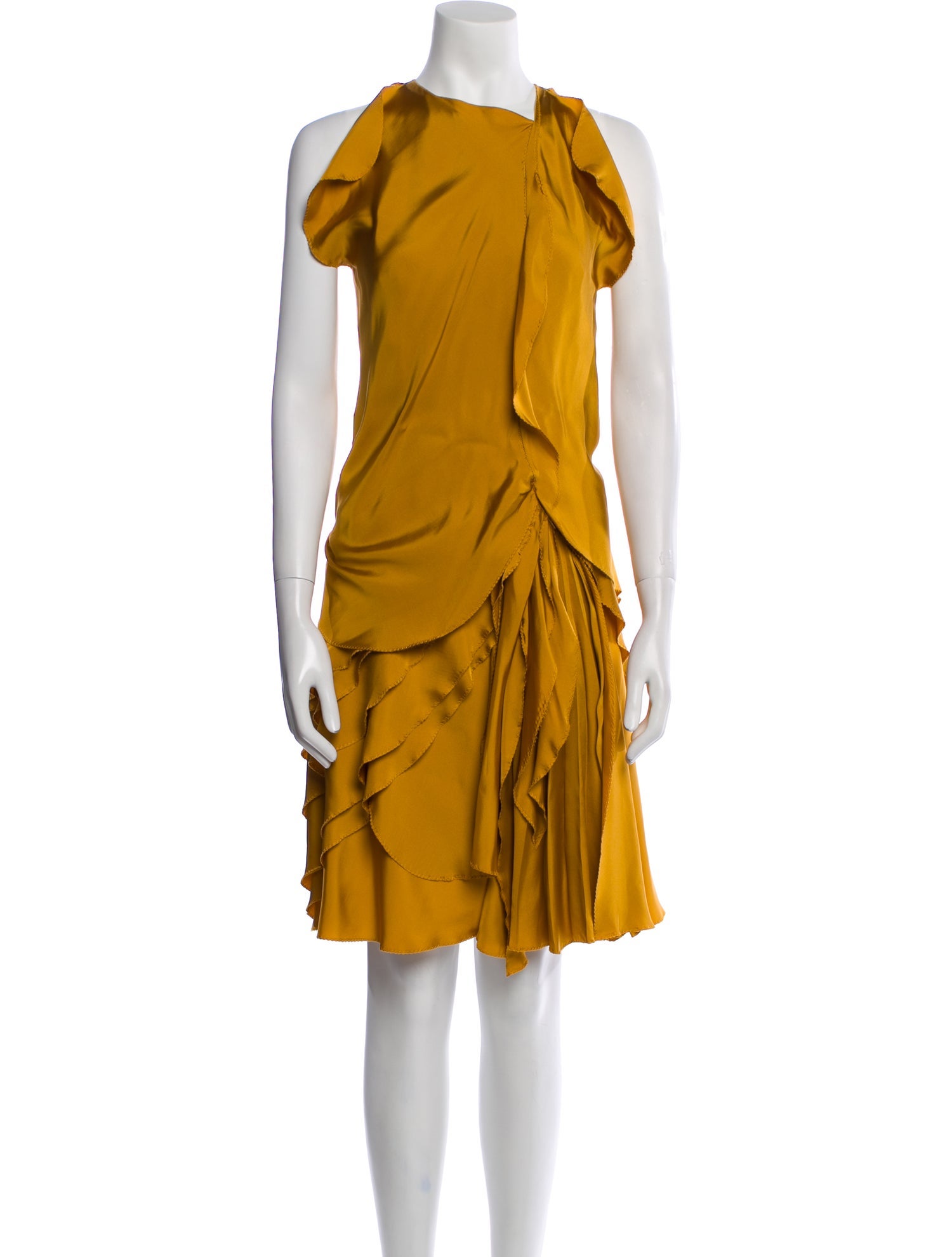 Bottega Veneta Silk Knee-Length Dress