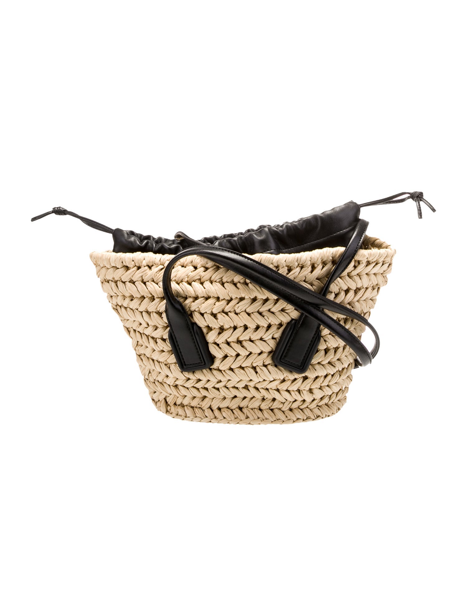 Bottega Veneta Raffia Arco Small