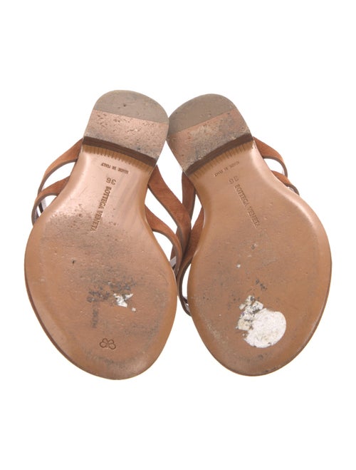 Bottega Veneta Intrecciato Weave Suede Slides