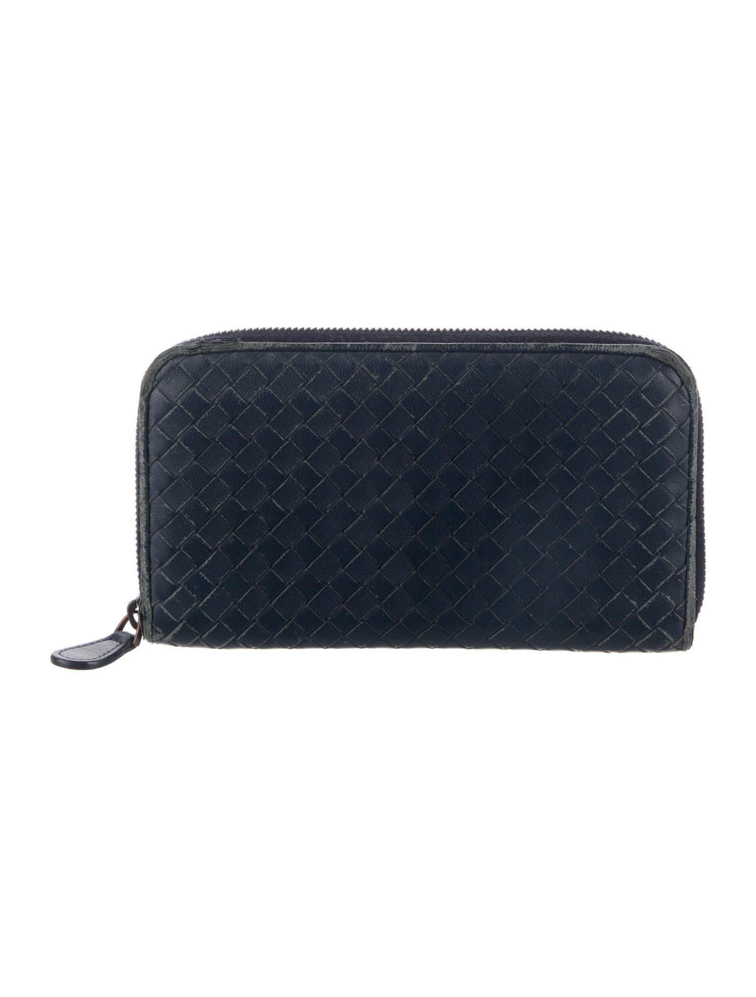 Bottega Veneta Intrecciato Weave Leather Continental Wallet