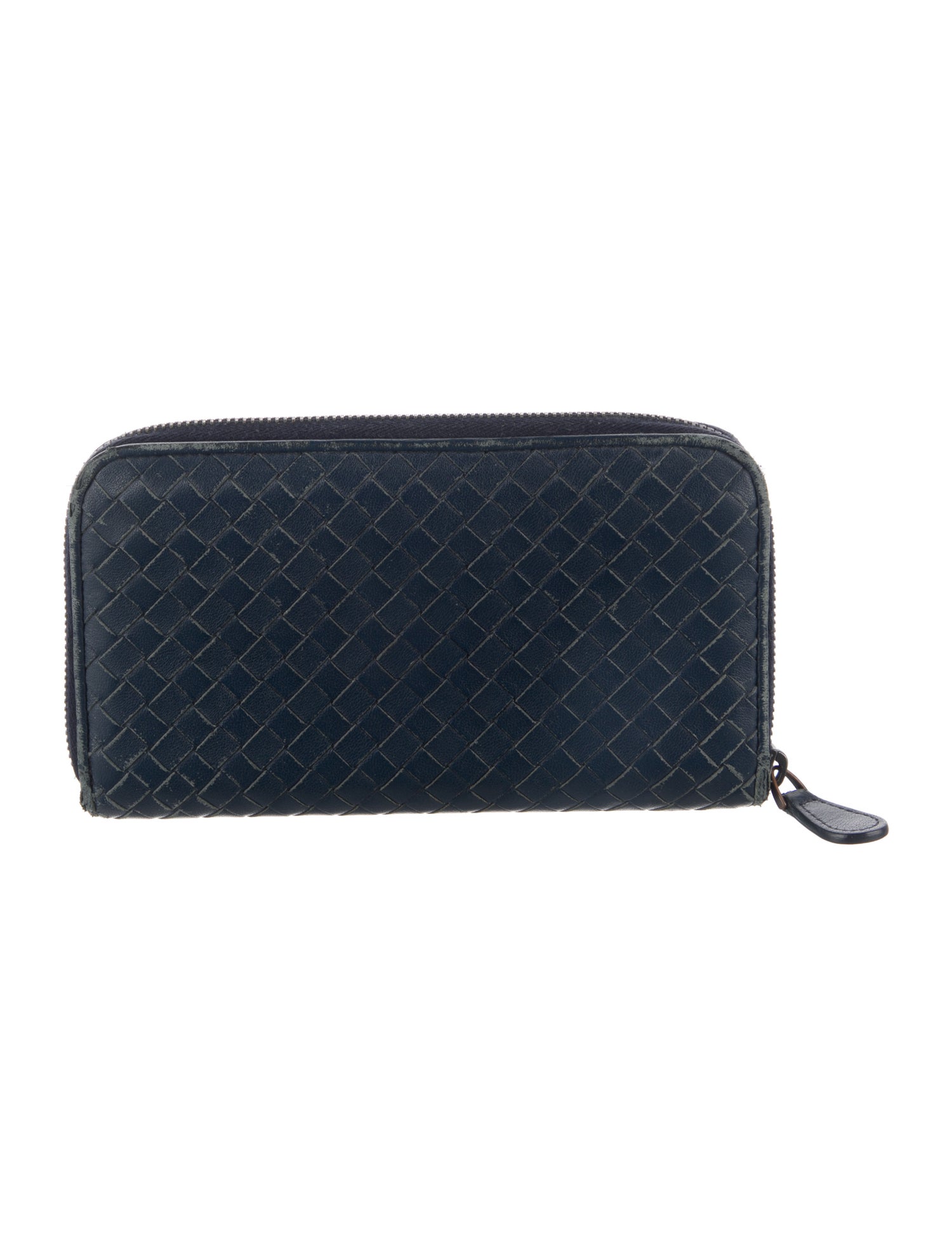 Bottega Veneta Intrecciato Weave Leather Continental Wallet