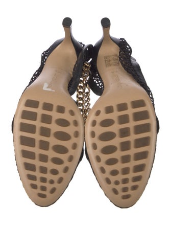 Bottega Veneta Mesh Chain-Link Accents Pumps