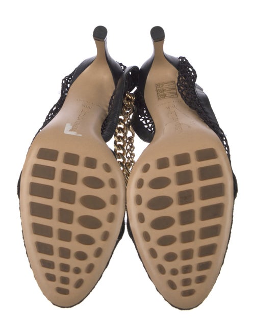 Bottega Veneta Mesh Chain-Link Accents Pumps