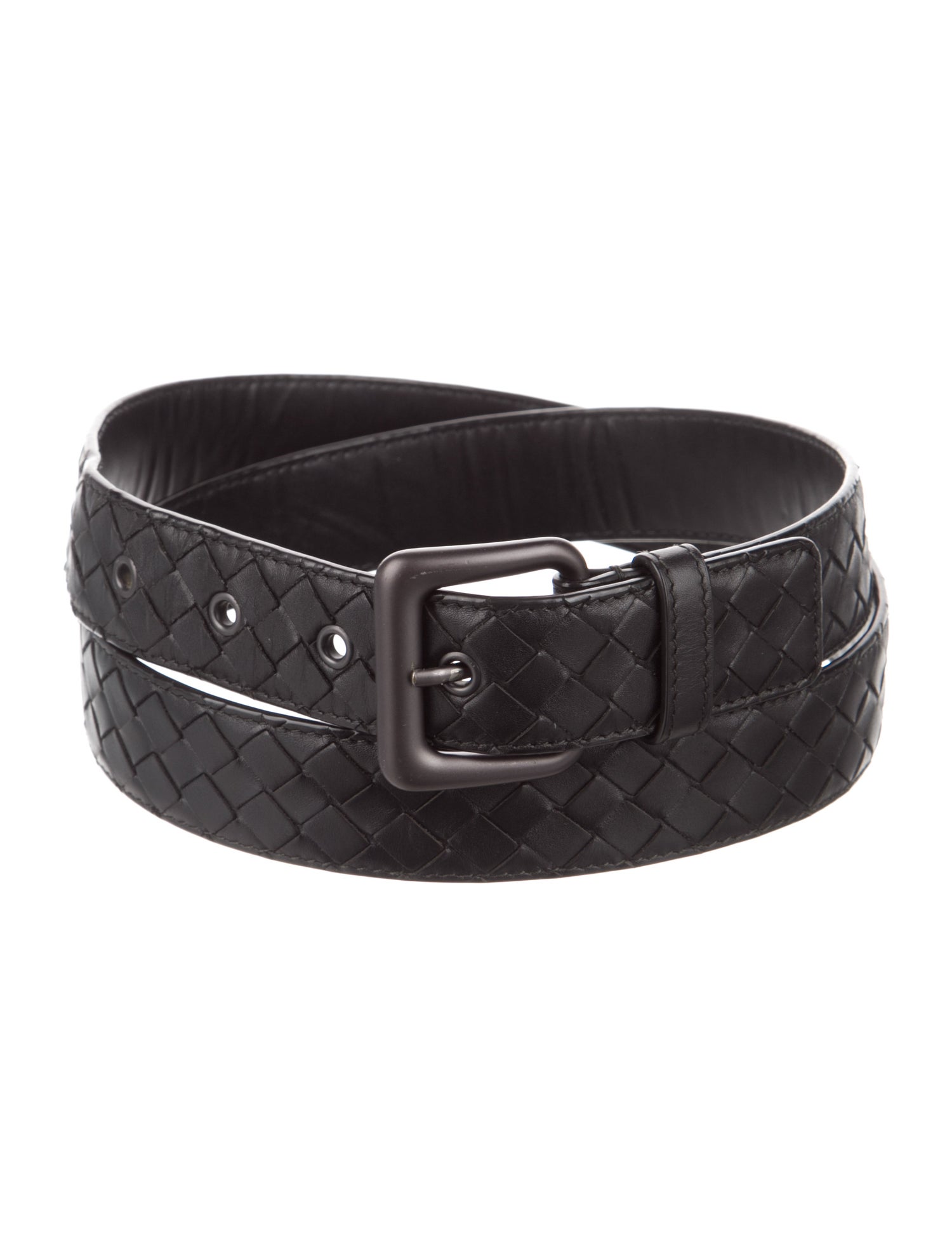 Bottega Veneta Intrecciato Weave Leather Belt
