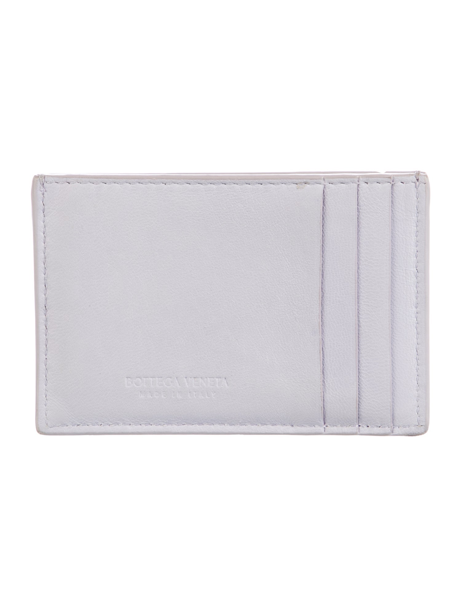 Bottega Veneta Maxi Intrecciato Nappa Card Holder Intrecciato Weave Wallet