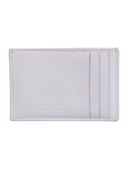 Bottega Veneta Maxi Intrecciato Nappa Card Holder Intrecciato Weave Wallet