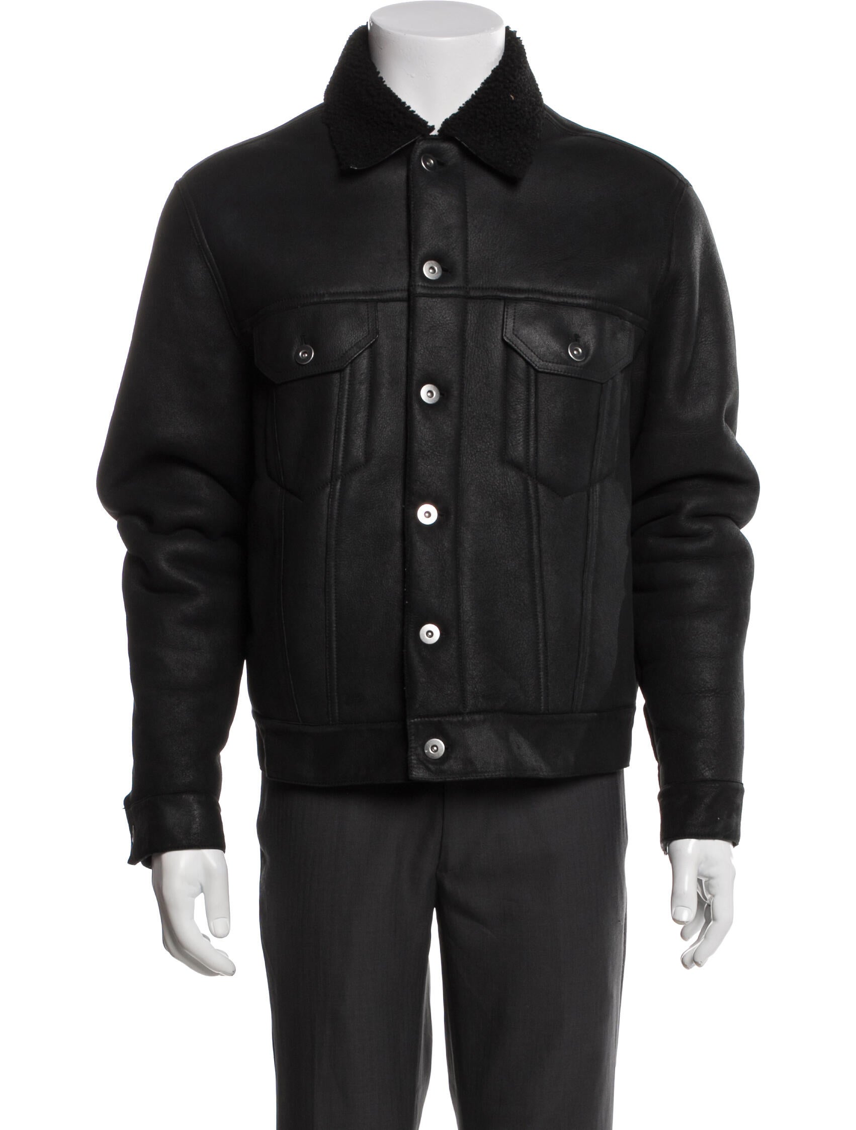 Bottega Veneta 2019 Shearling Trucker Jacket