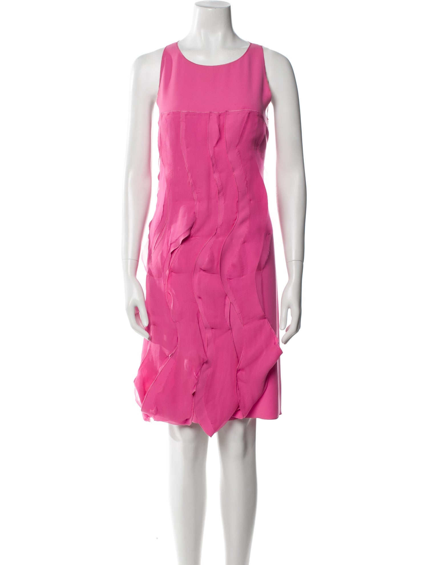 Bottega Veneta Scoop Neck Knee-Length Dress