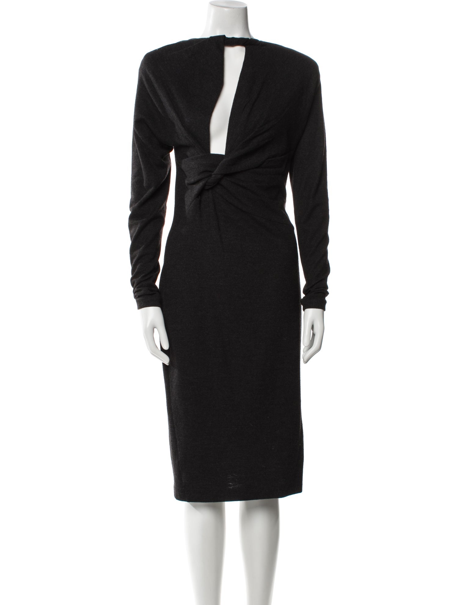 Bottega Veneta Virgin Wool Knee-Length Dress