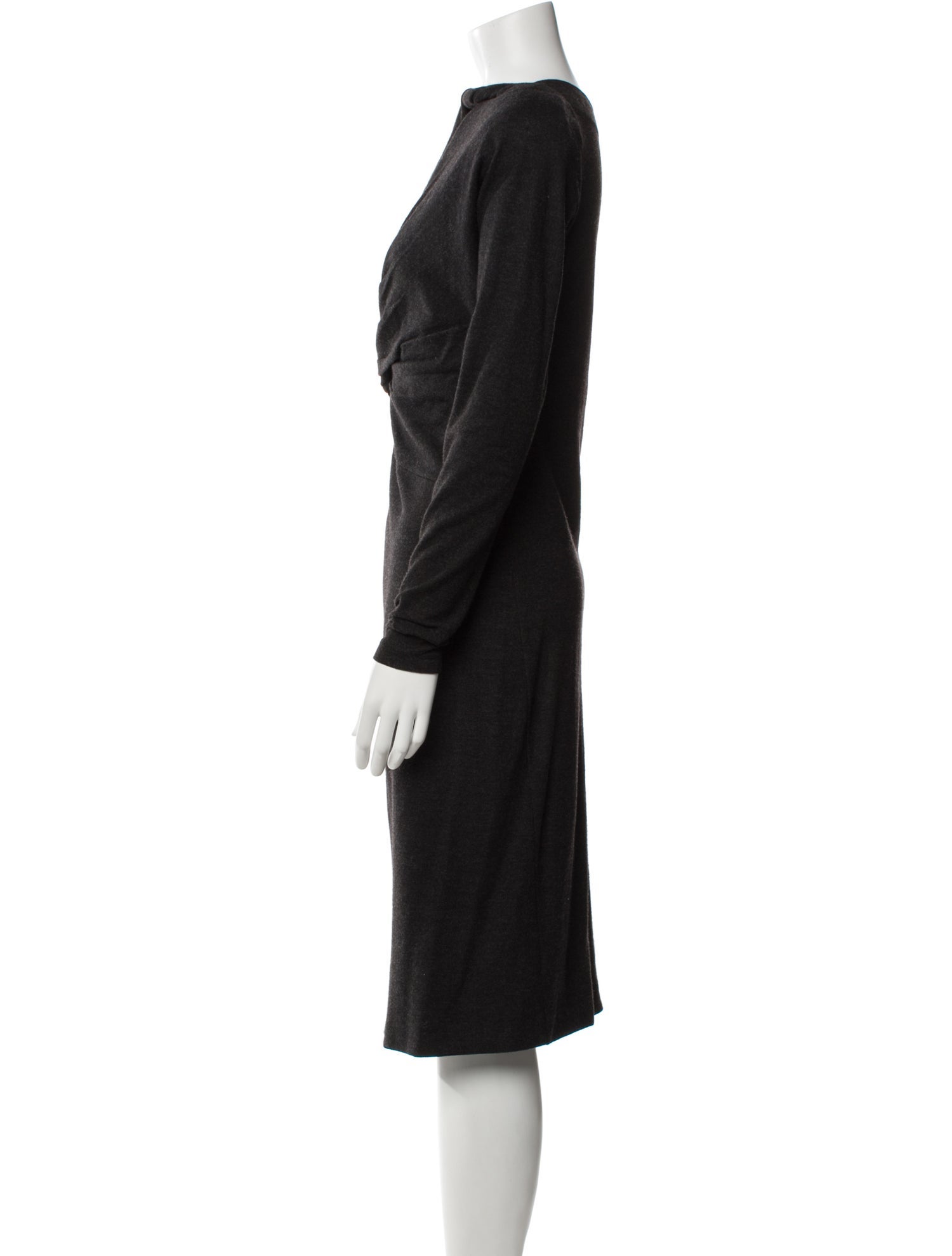 Bottega Veneta Virgin Wool Knee-Length Dress