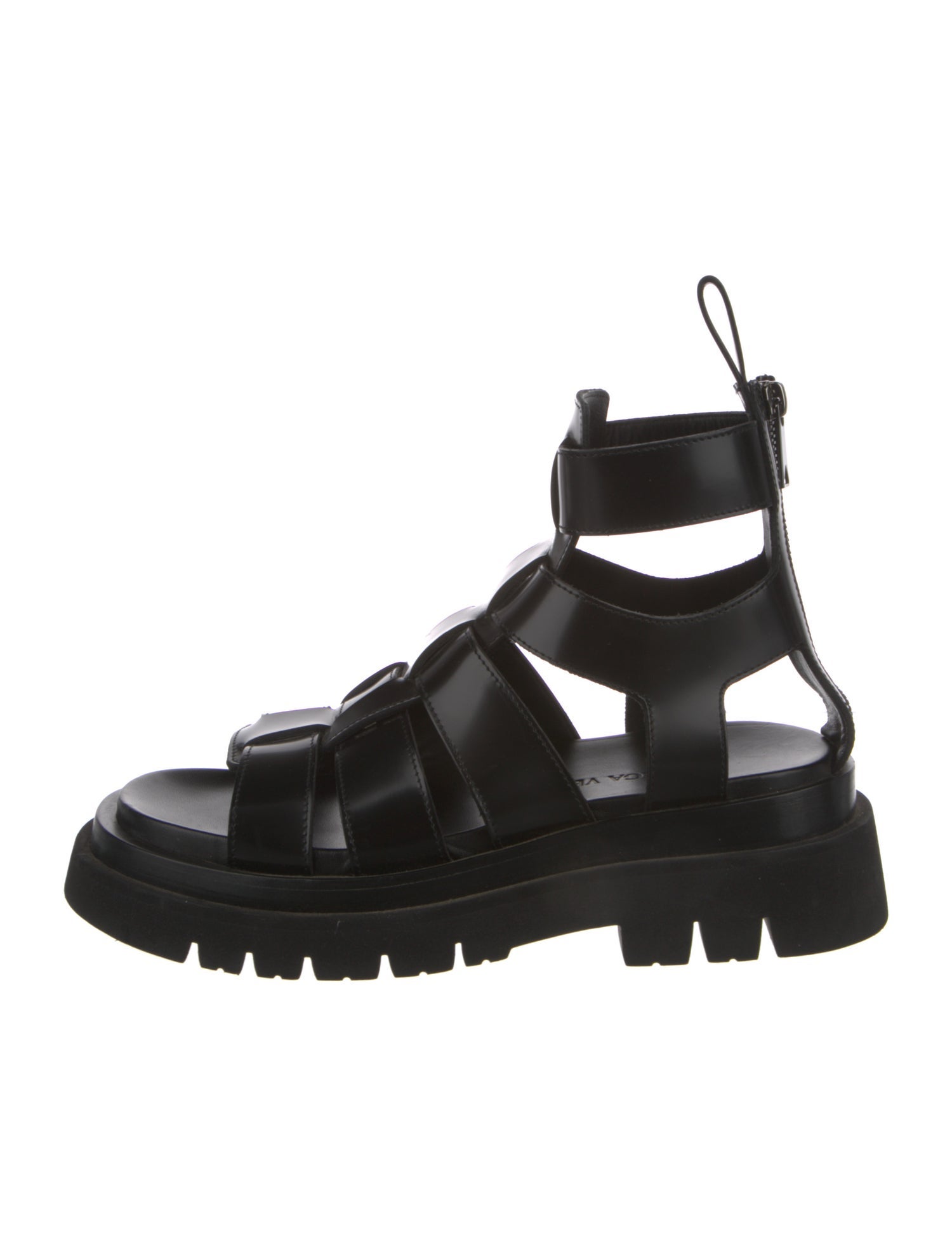 Bottega Veneta Leather Gladiator Sandals