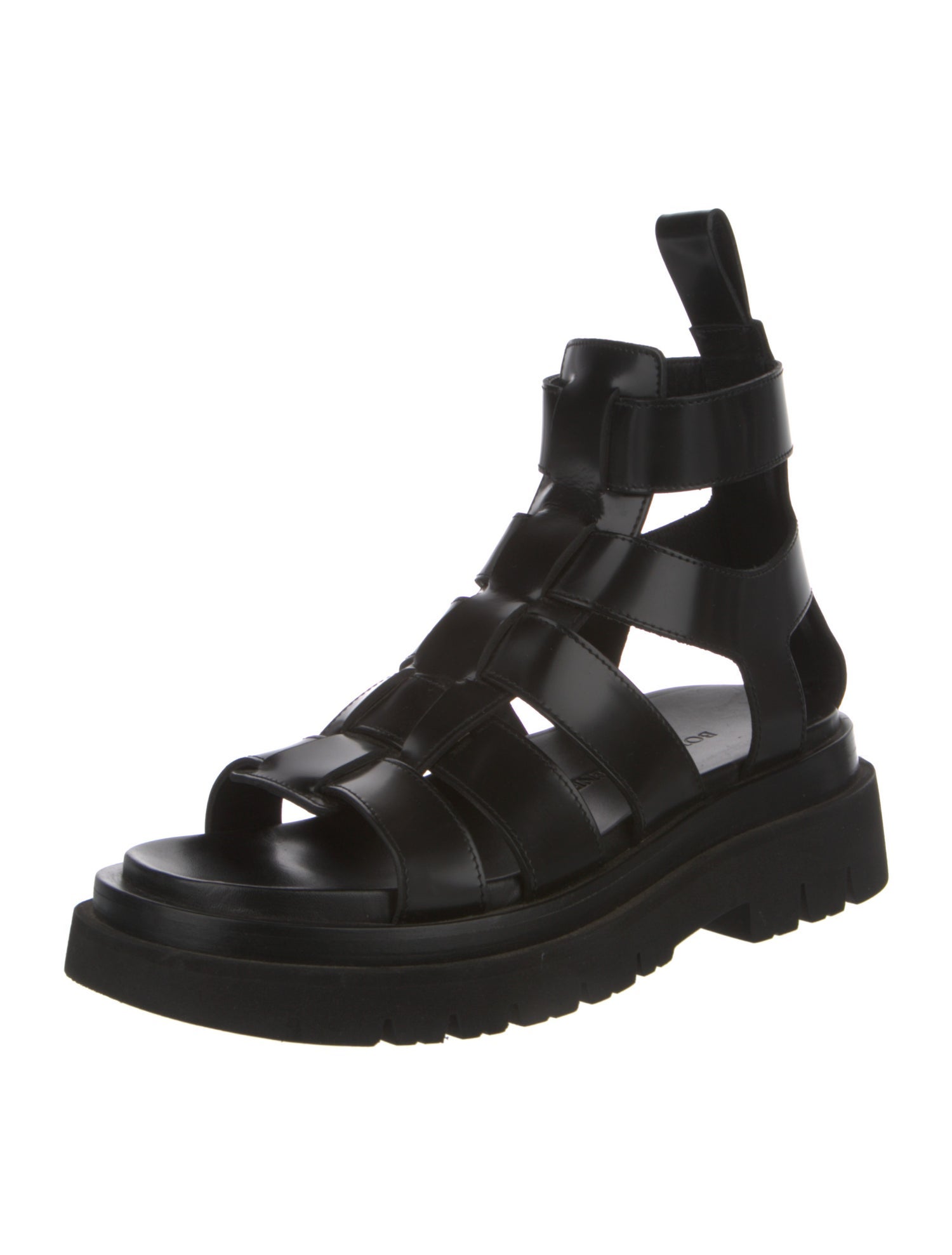 Bottega Veneta Leather Gladiator Sandals
