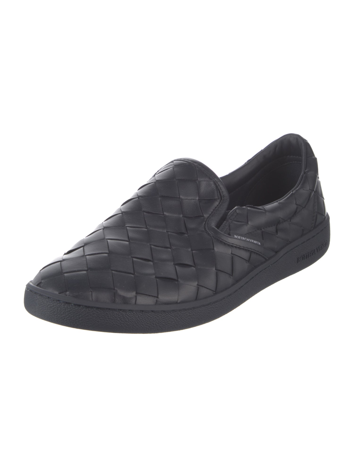 Bottega Veneta Intrecciato Weave Leather Sneakers