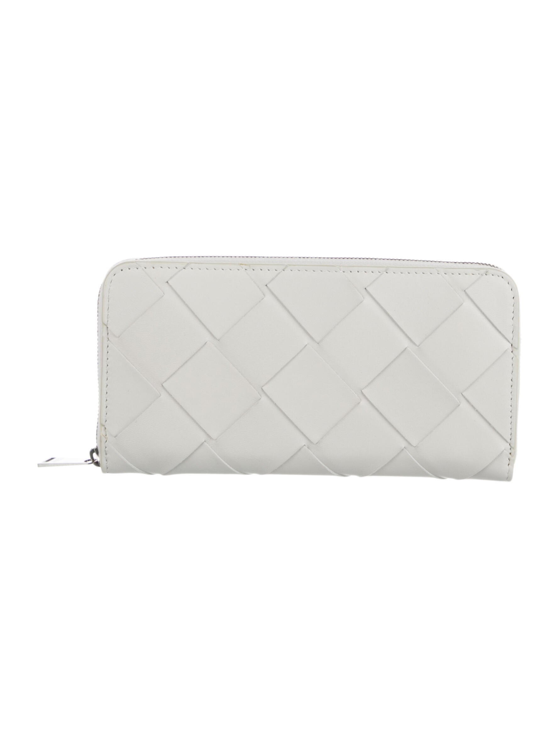 Bottega Veneta Intrecciato Weave Leather Continental Wallet