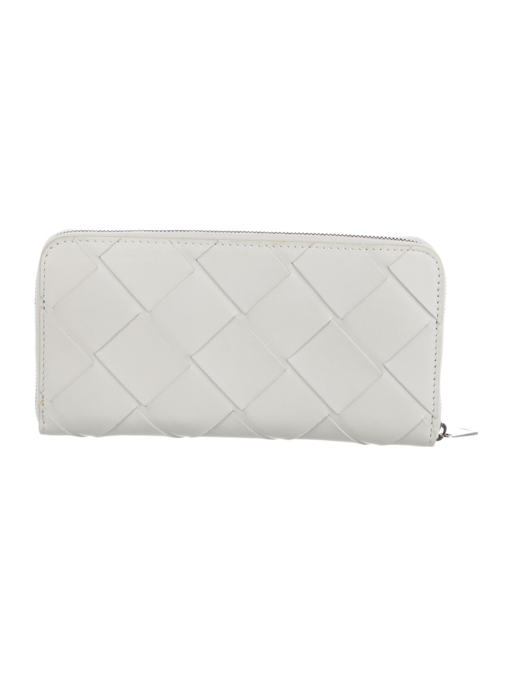 Bottega Veneta Intrecciato Weave Leather Continental Wallet