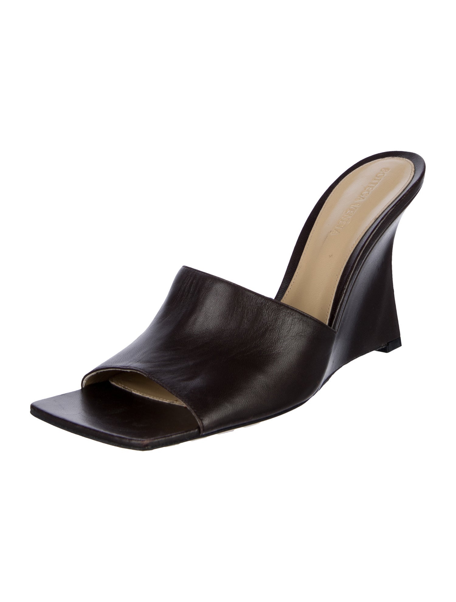 Bottega Veneta Leather Slides