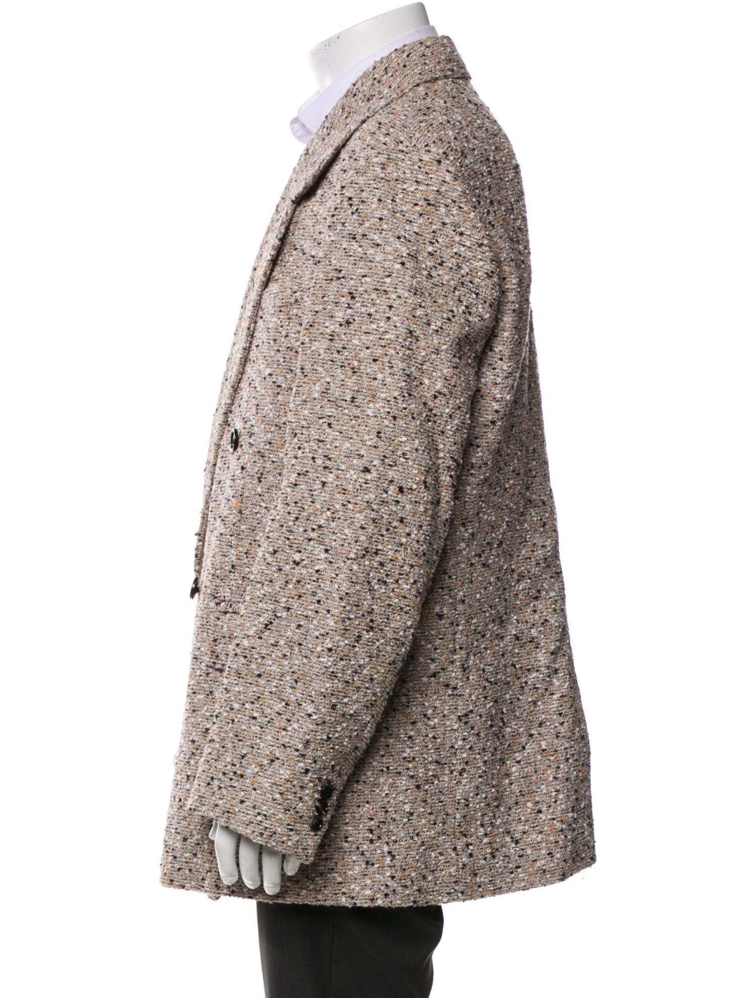 Bottega Veneta Tweed Pattern Sport Coat