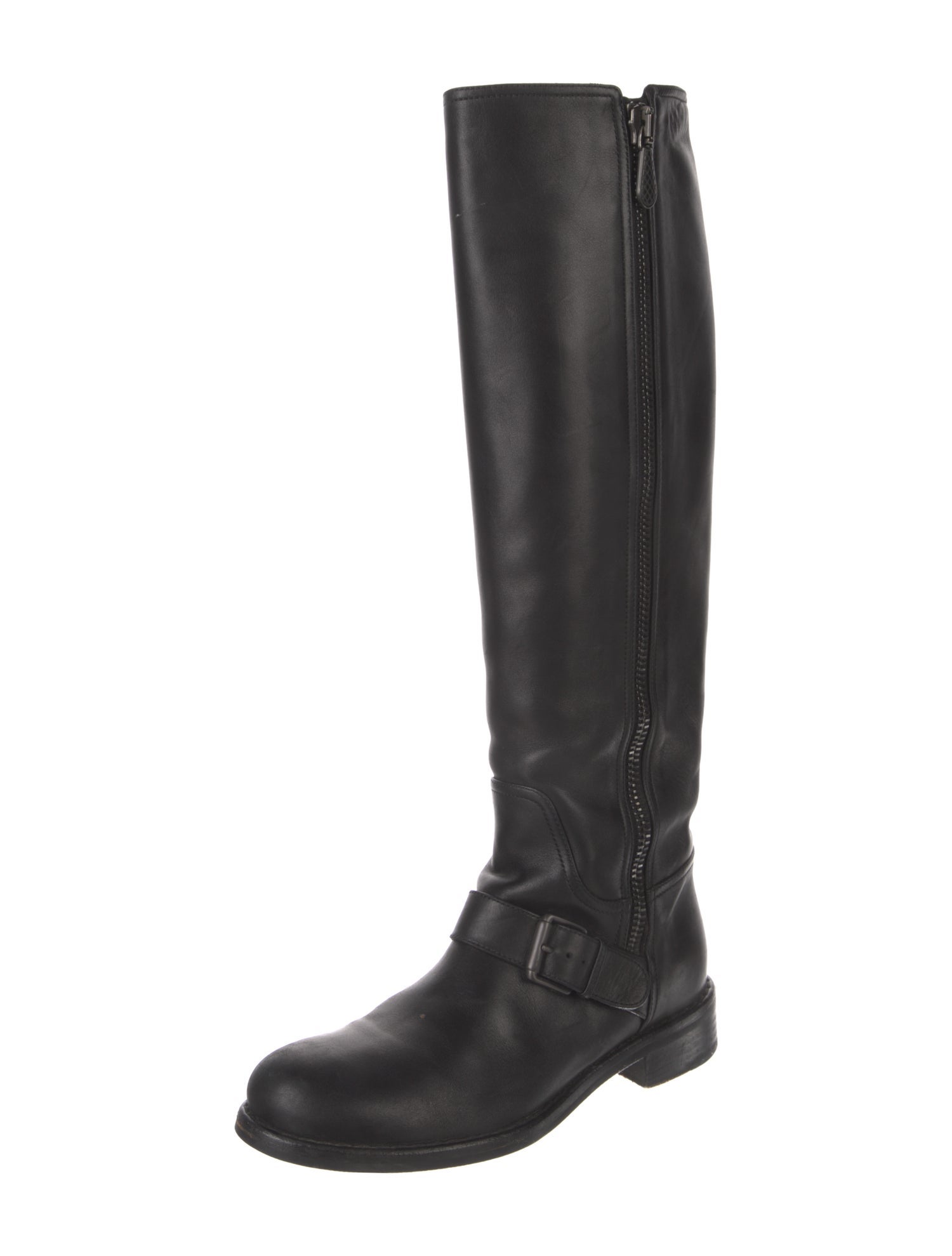 Bottega Veneta Leather Riding Boots