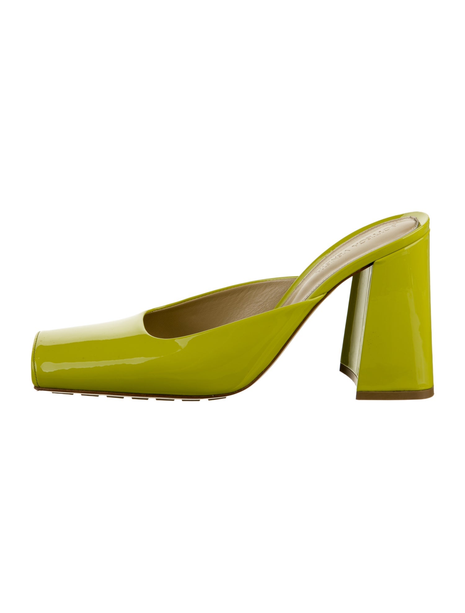 Bottega Veneta Patent Leather Mules