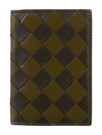 Bottega Veneta Intrecciato Weave Leather Wallet
