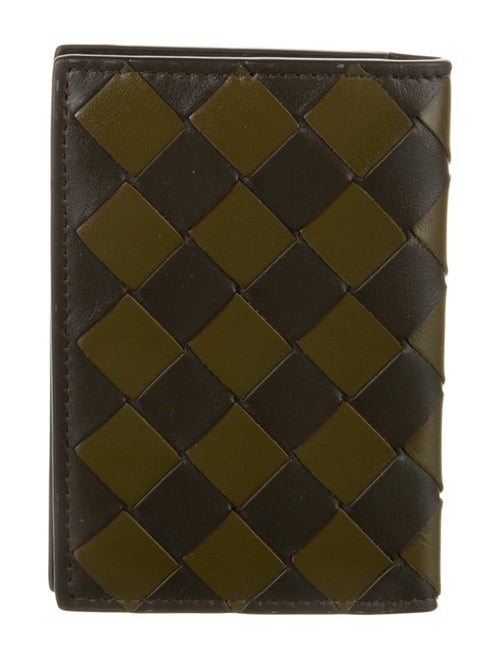 Bottega Veneta Intrecciato Weave Leather Wallet