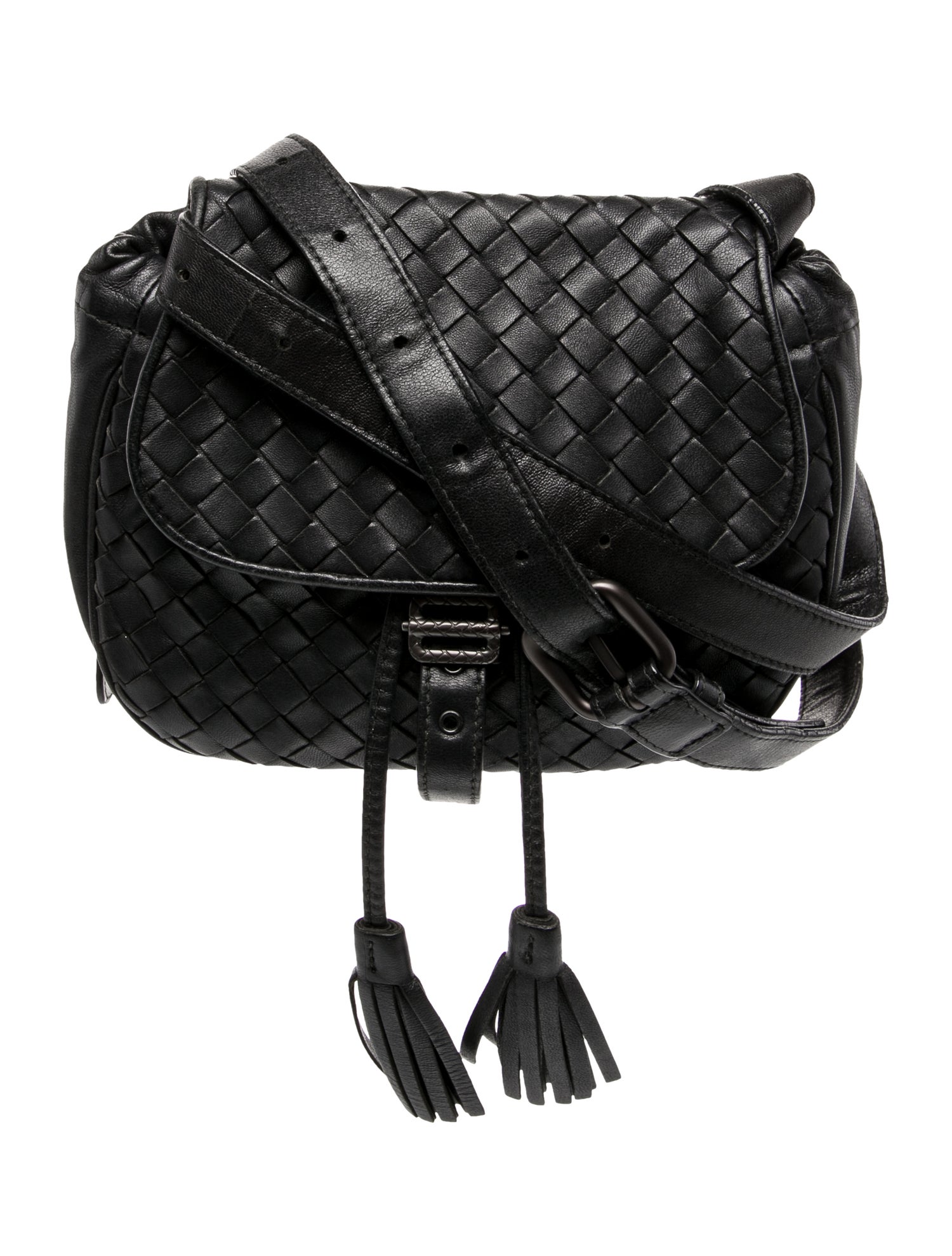 Bottega Veneta Intrecciato Messenger Bag Small