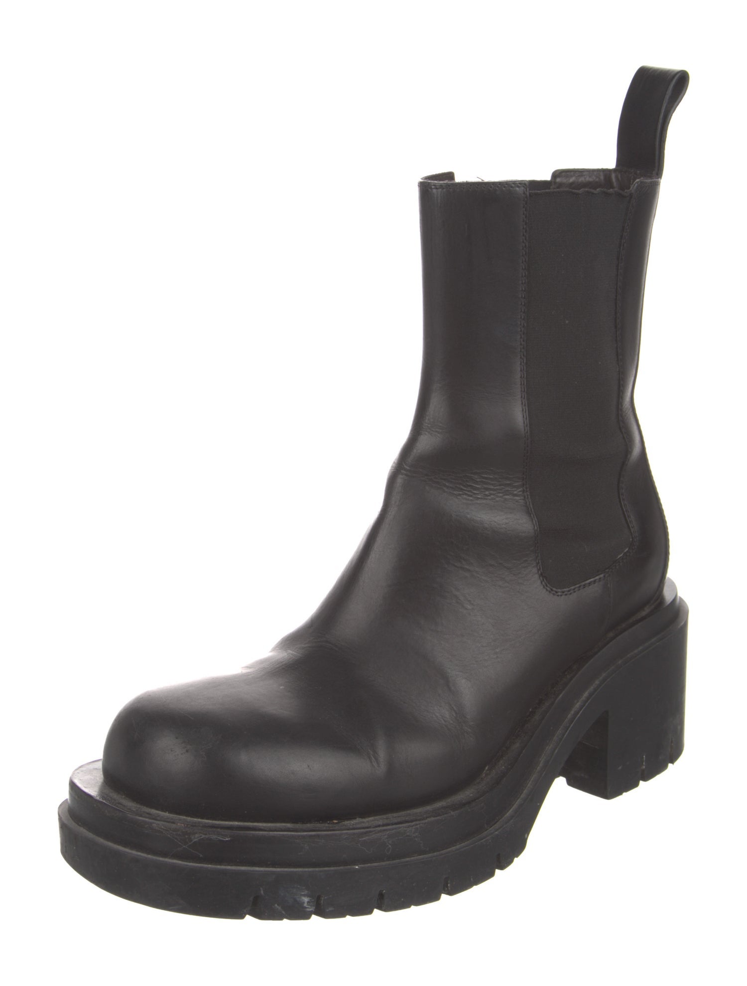 Bottega Veneta Leather Combat Boots