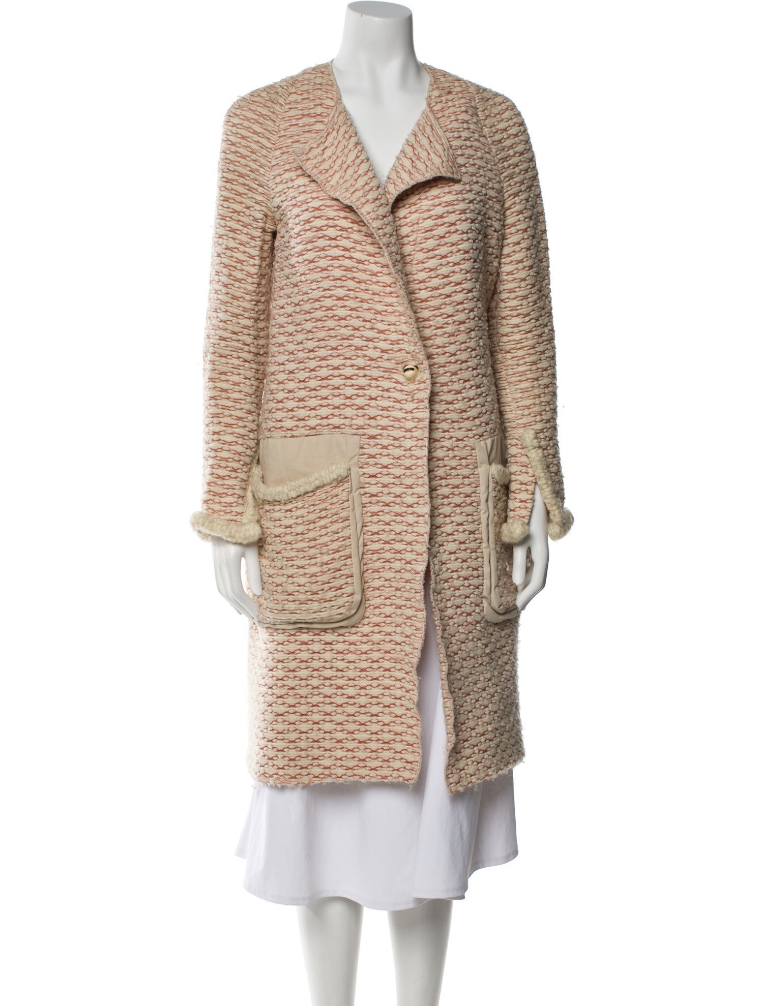 Bottega Veneta Wool Printed Coat