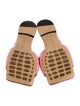 Bottega Veneta Quilted Pattern Leather Slides