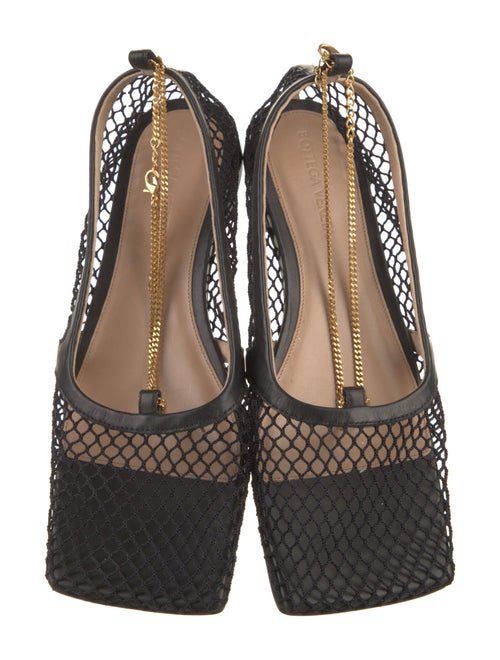 Bottega Veneta Mesh Chain-Link Accents Flats