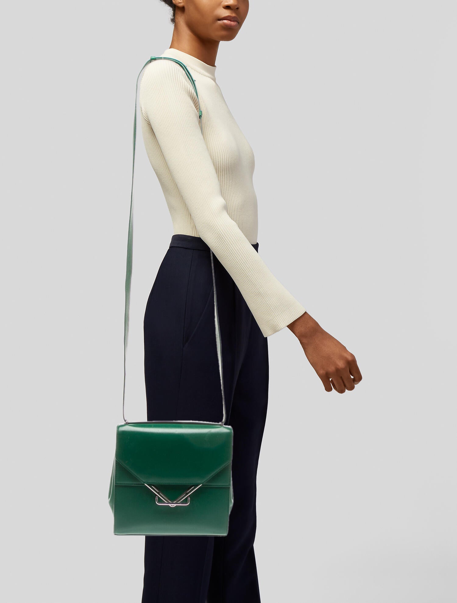 Bottega Veneta Leather Crossbody Bag Small