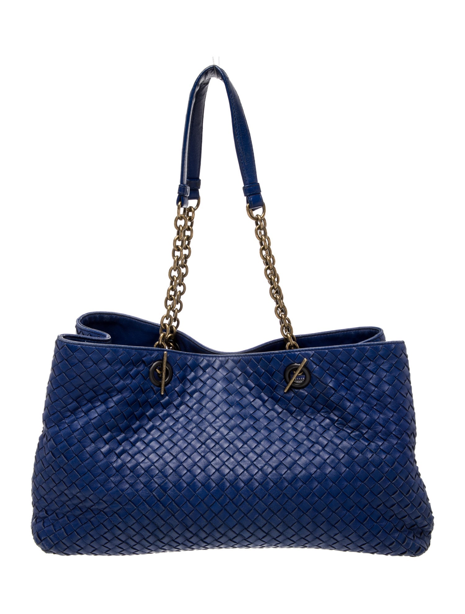 Bottega Veneta Intrecciato Chain Tote Large