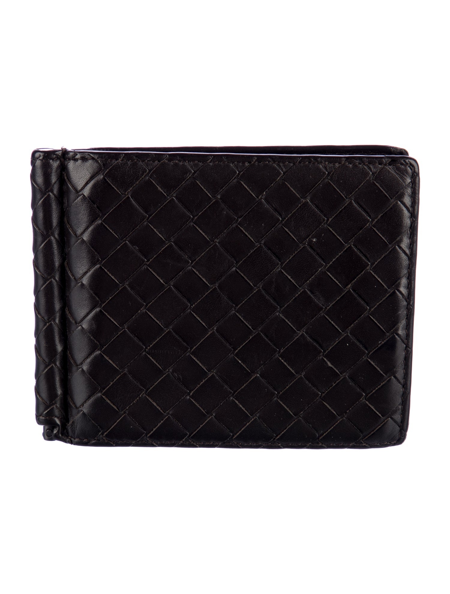 Bottega Veneta Intrecciato Weave Leather Wallet