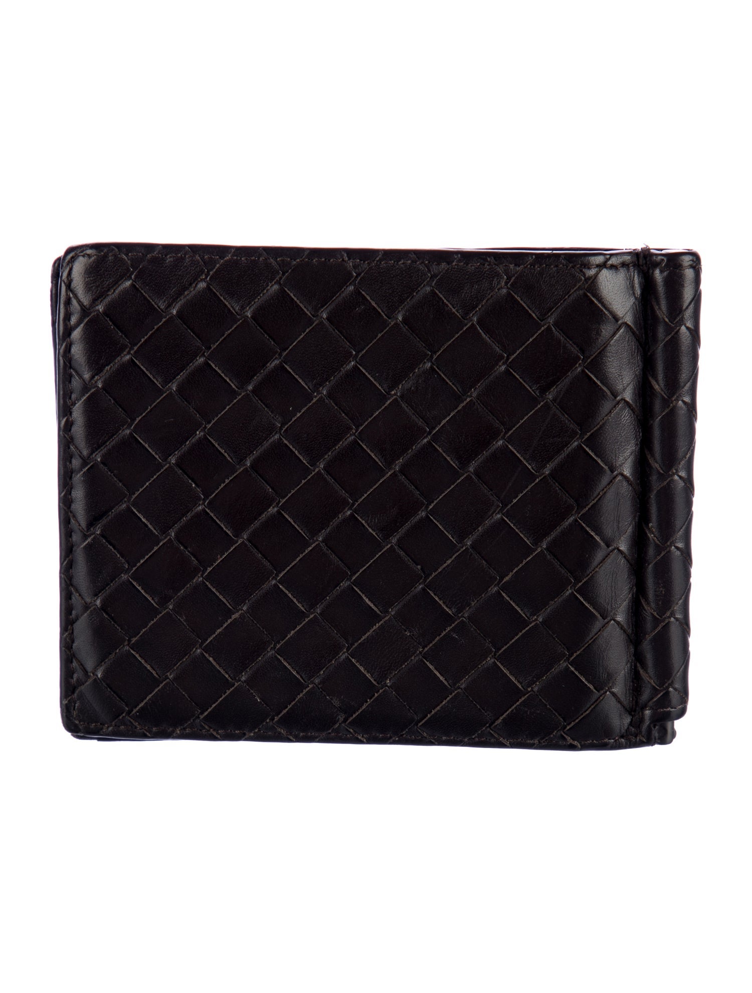 Bottega Veneta Intrecciato Weave Leather Wallet