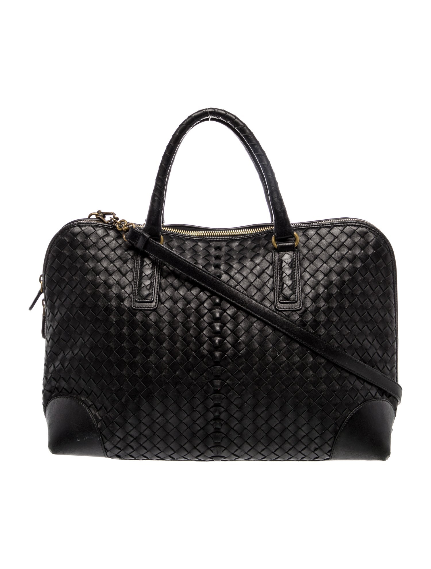 Bottega Veneta Intrecciato Top Handle Bag Vintage