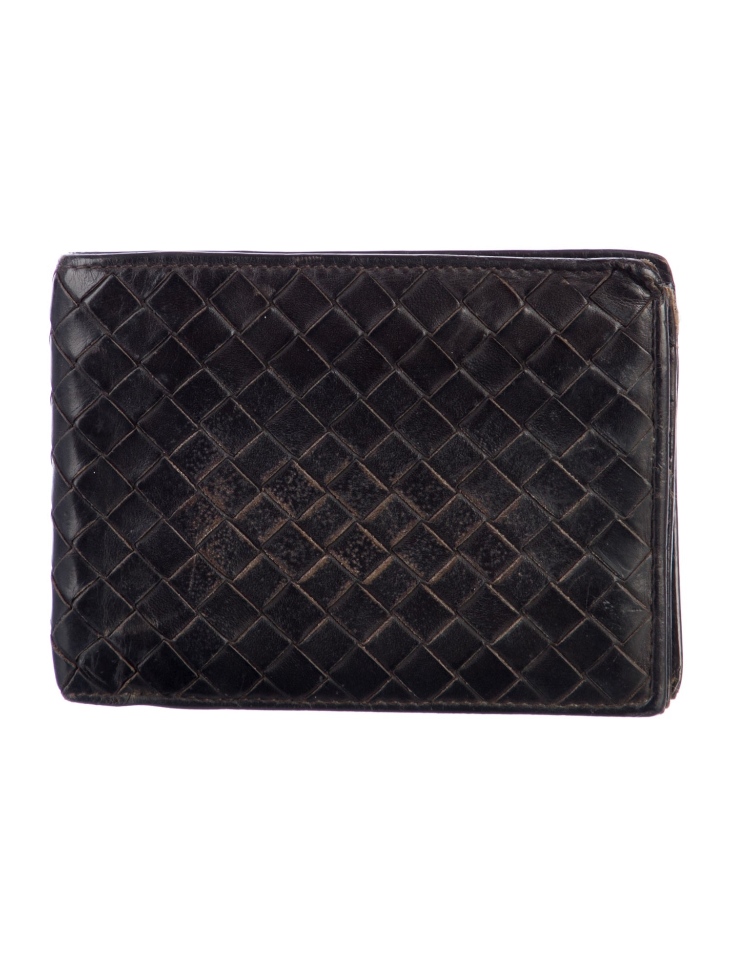 Bottega Veneta Intrecciato Weave Leather Bifold Wallet