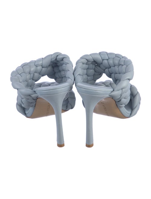 Bottega Veneta Intrecciato Weave Leather Slides