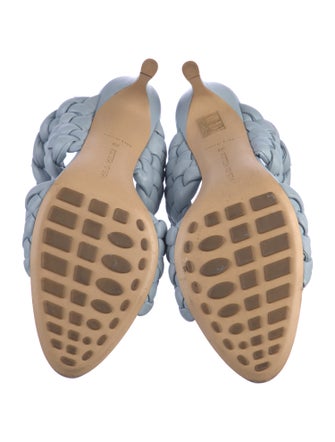 Bottega Veneta Intrecciato Weave Leather Slides